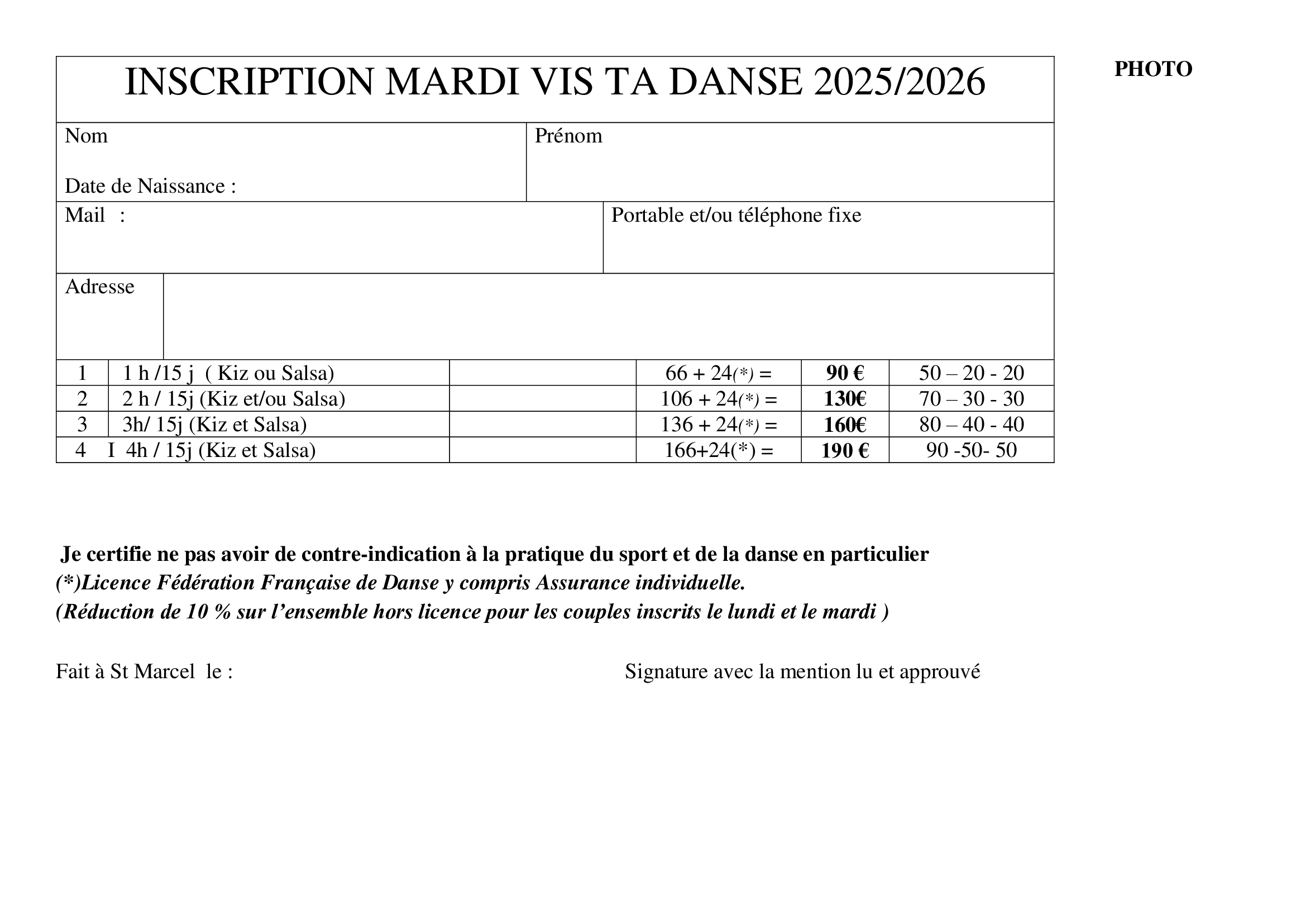 BULLETIN INSCRIPTION MARDI 2025 2026